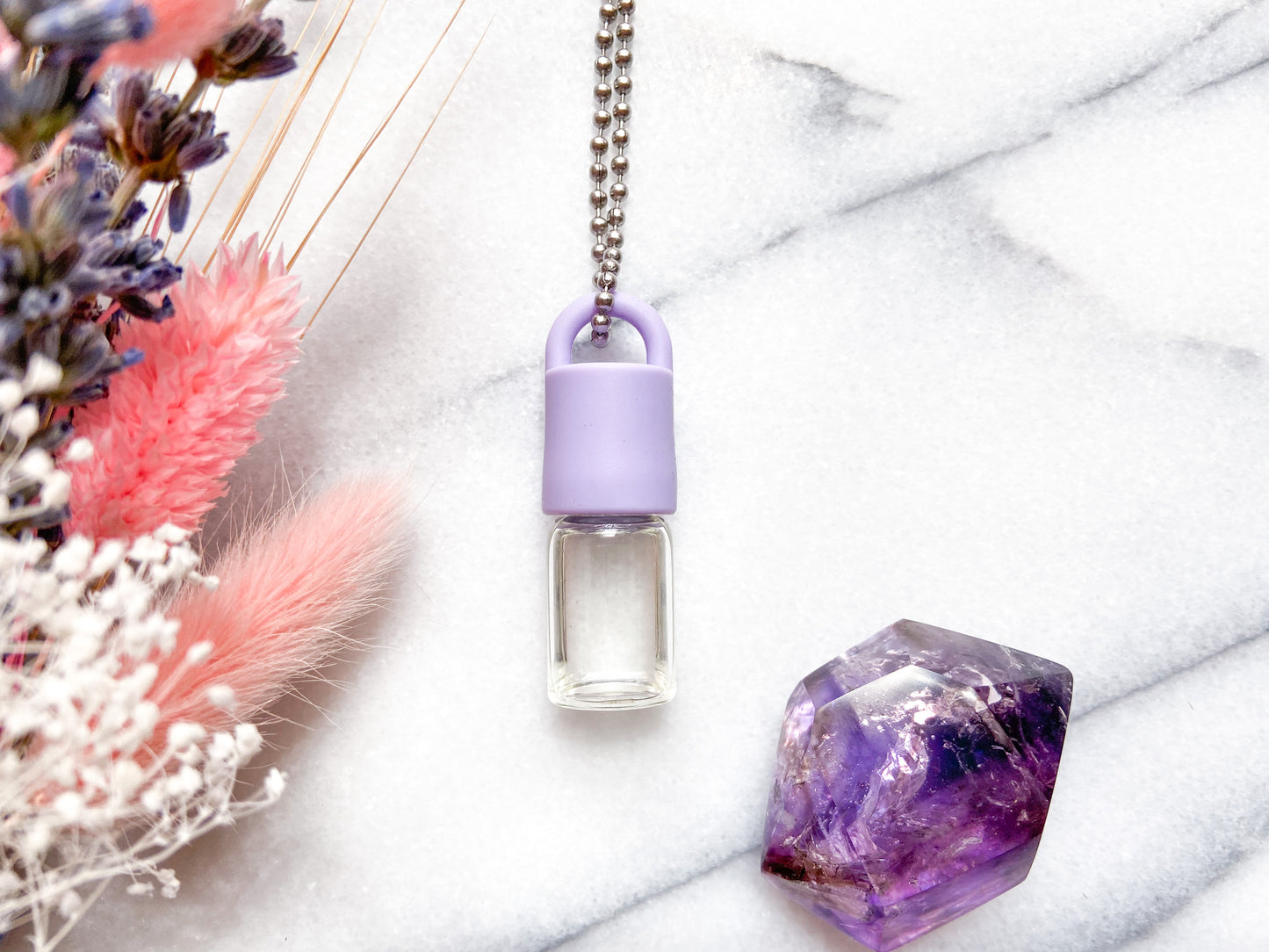Flora Essential Oil Rollerball Necklace Set