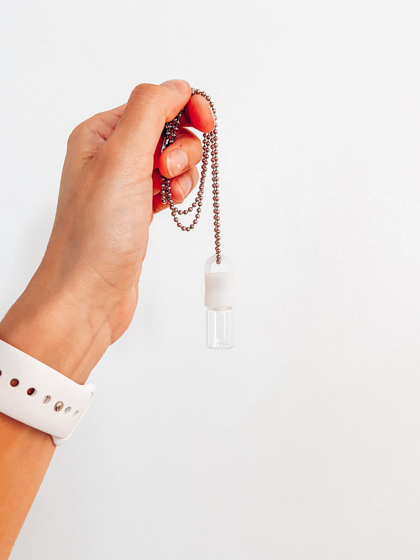 Glow in the Dark Essential Oil Rollerball Necklace